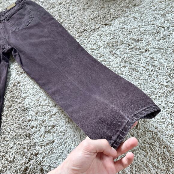 Vintage 90s Brown Lee Denim Jeans Mom Made in USA Faded Boyfriend Women’s Siz 16 - Picture 8 of 12